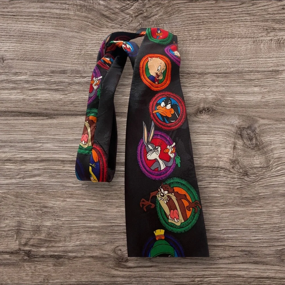 ❤️Vintage Looney Tunes Character Warner Bros. Men's Colorful Ties. Bundle